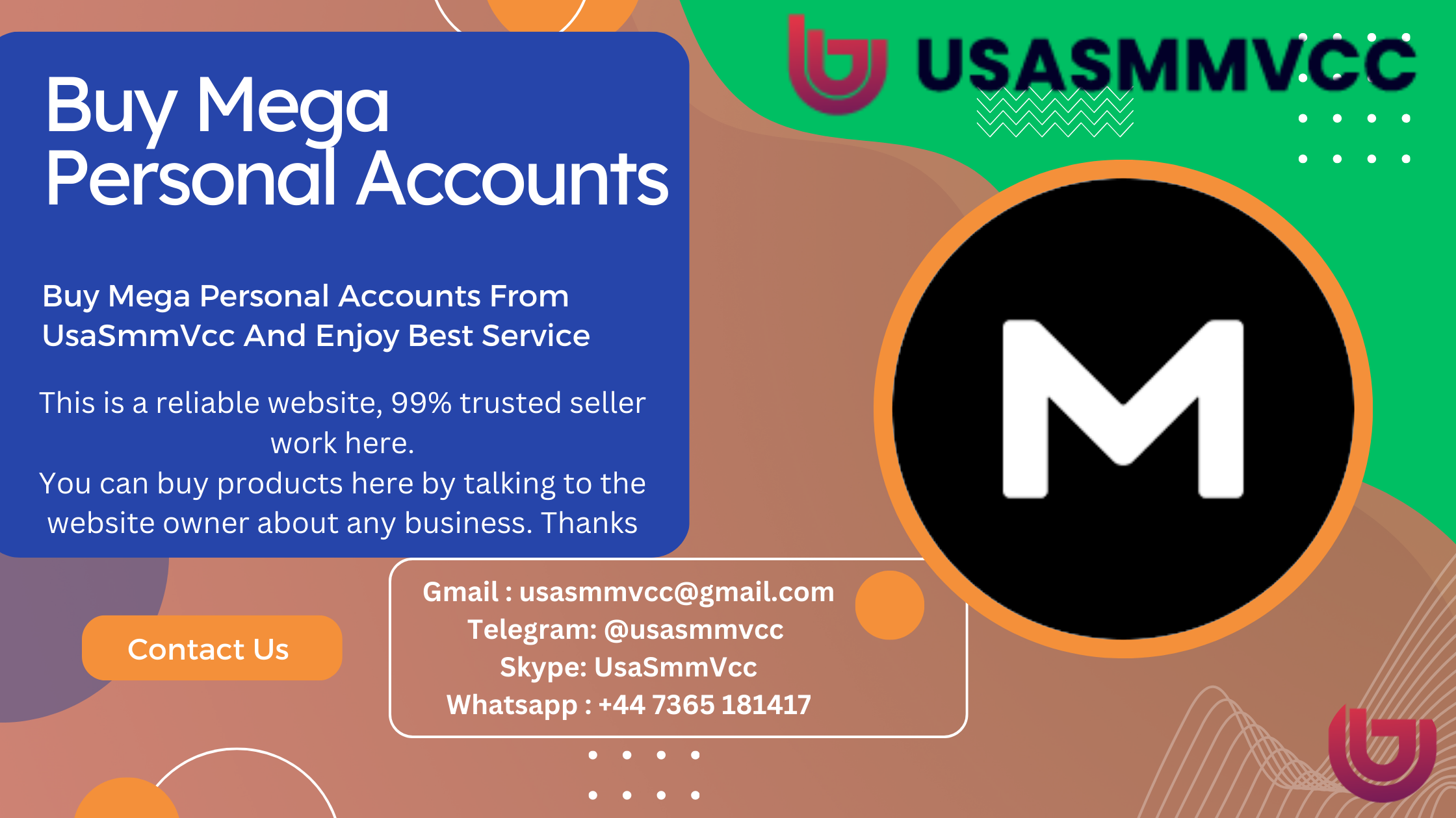 Buy Mega Personal Accounts